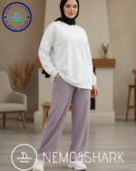 بنطلون ميلتون وايد ليج لون لافندر